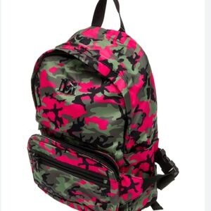 Badgley Mischka Nylon Camouflage Backpack